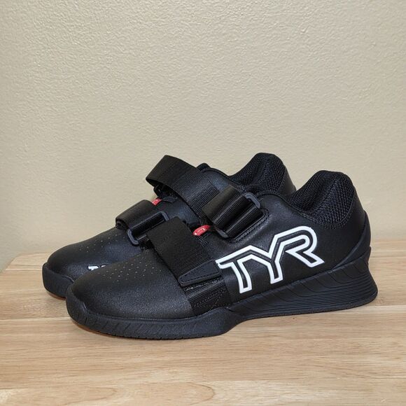 TYR L-1 Lifter Weightlifting Shoes Black White Women's Size 6.5 Men's 5 - Picture 3 of 7